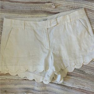 j crew white shorts